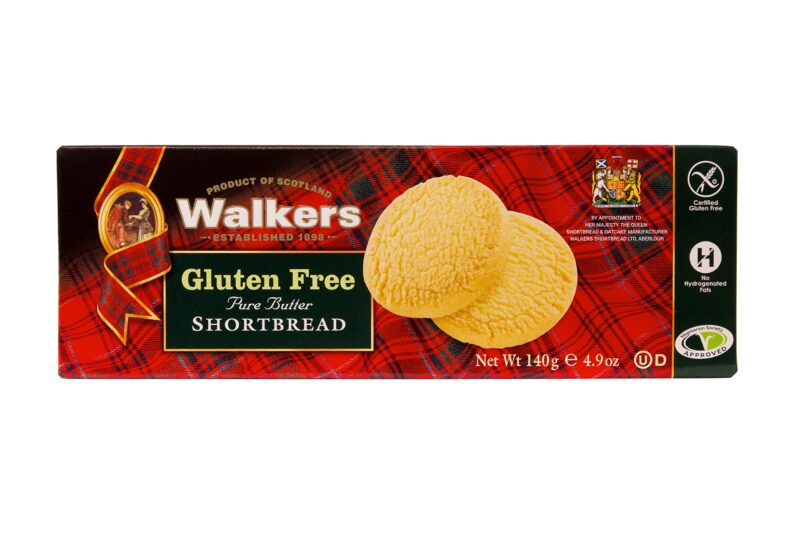 Galletas de mantequilla sin gluten walkers
