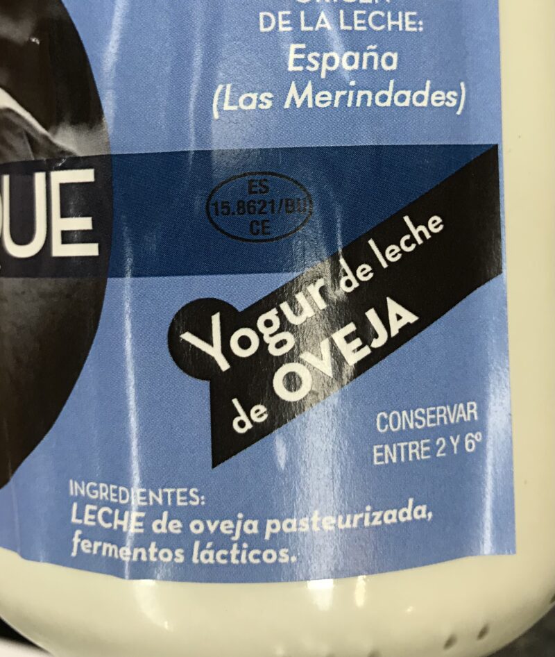 Yogur de ovejA CARLUQUE