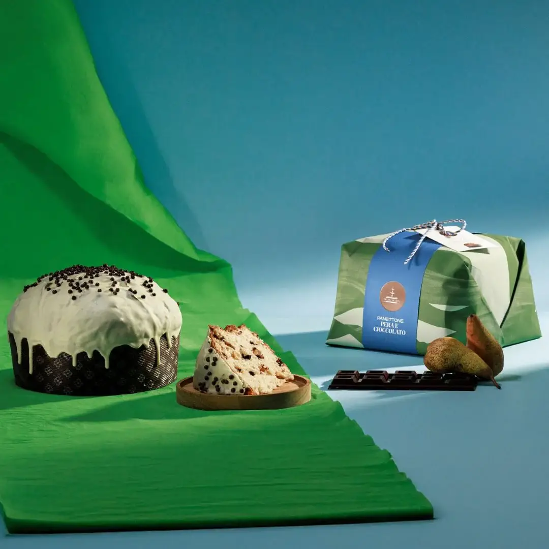 Panettone Fiasconaro de Pera y Chocolate – 750 g (Alta Pastelería Siciliana) - Imagen 2